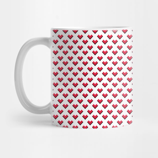 Hearts Decorative Pattern by ShirtBricks